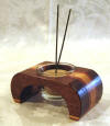 Incense Burner Made of Walnut, Cheery & Maple